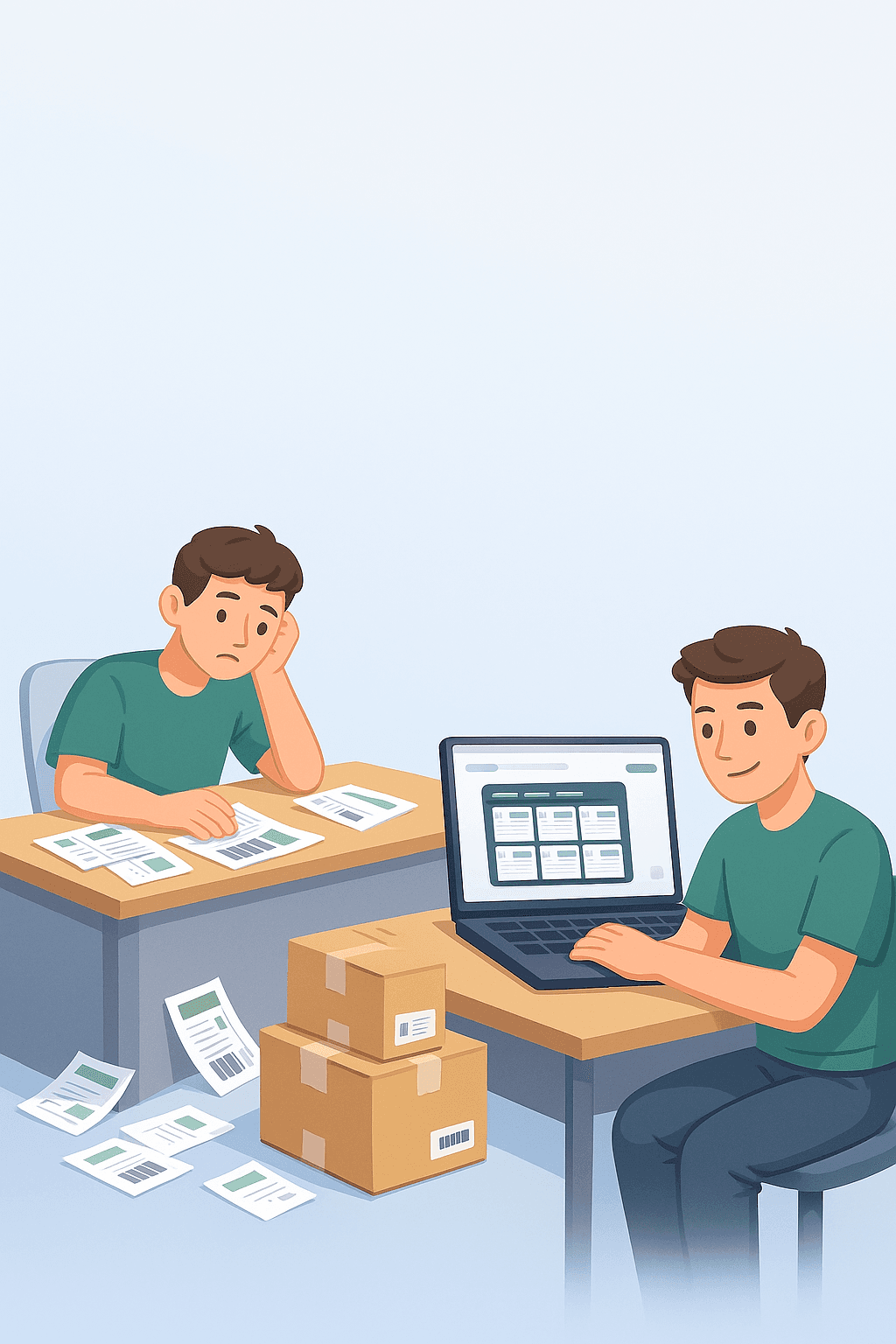 Преимущества склейки накладных в AlgaTop